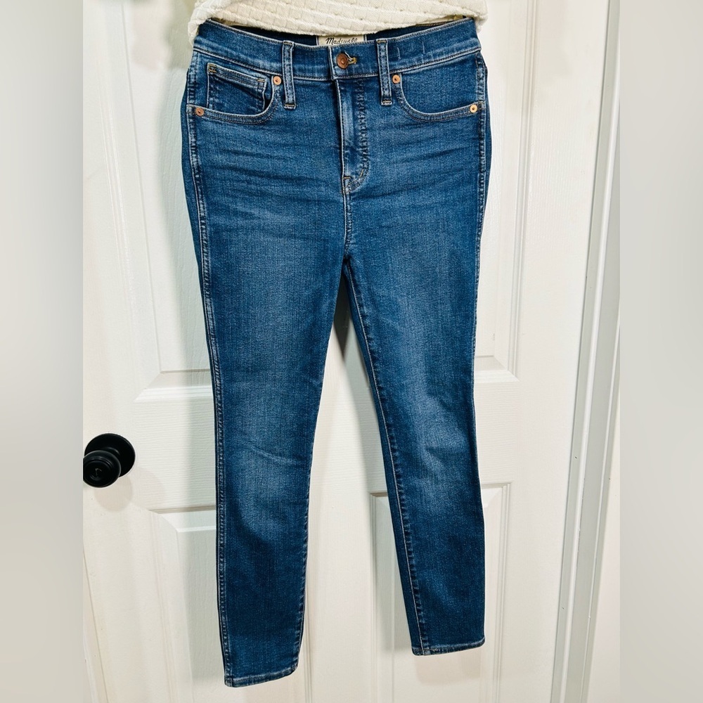 Madewell Women's Skinny Jeans in Deep Blue